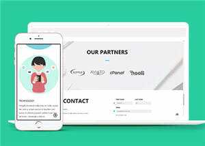 橙色产品展示企业HTML网页模板下载 - 火火兔电子商城