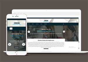 简洁创意内容写作博客网页模板 - 火火兔电子商城