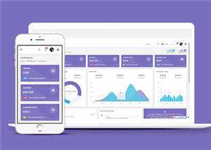 手机app运营数据统计后台模板下载 - 火火兔电子商城