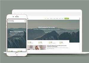 简约业务服务动态响应式网页模板 - 火火兔电子商城