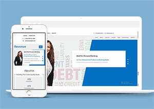 商务咨询金融服务公司模板源码 - 火火兔电子商城