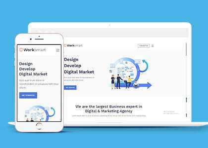 宽屏网络应用开发网站模板下载 - 火火兔电子商城