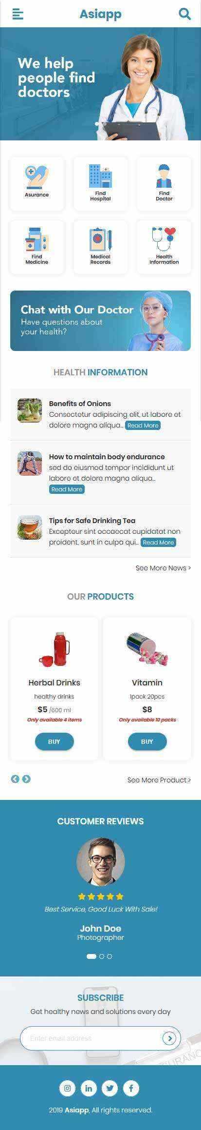 手机医疗电子商务网站wap移动端源码 - 火火兔电子商城