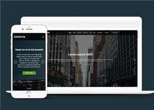 创意咨询代理公司响应式网页模板 - 火火兔电子商城