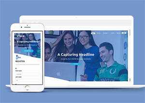 宽屏企业代理记账网站模板源码 - 火火兔电子商城