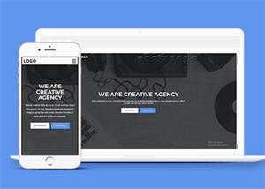 黑色全屏艺术设计网站模板下载 - 火火兔电子商城