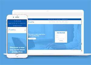 浅蓝色VIP软件单页面模板下载 - 火火兔电子商城