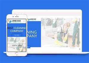 宽屏保洁家政公司网站模板下载 - 火火兔电子商城