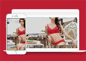 宽屏内衣服饰服装类网站前端模板 - 火火兔电子商城