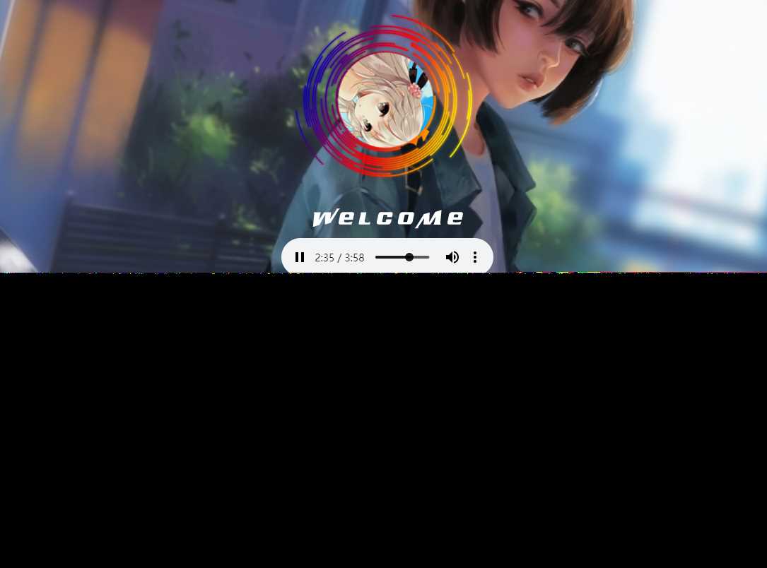 非常漂亮的一款html引导页导航网站旋转头像变幻背景单页源码 - 火火兔电子商城