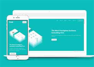 宽屏商业咨询公司网站模板下载 - 火火兔电子商城