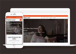 房屋贷款公司官网网站模板下载 - 火火兔电子商城