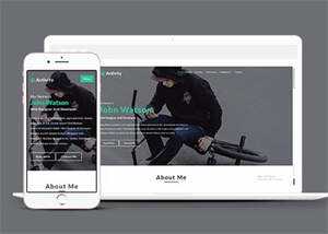 响应式自行车设计公司网站模板 - 火火兔电子商城