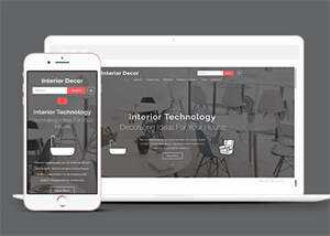 简洁办公椅类公司网站模板源码 - 火火兔电子商城