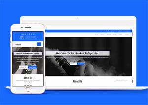 宽屏雪茄烟草公司网站模板下载 - 火火兔电子商城