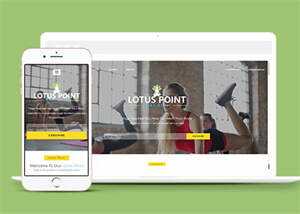 性感女性塑身锻炼类HTML5模板 - 火火兔电子商城