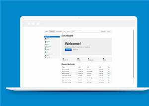 通用响应式Bootstrap后台源码模板下载 - 火火兔电子商城