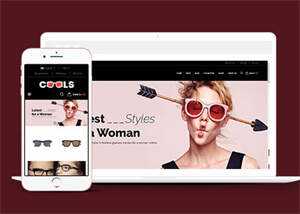响应式眼镜网上商城HTML5模板 - 火火兔电子商城