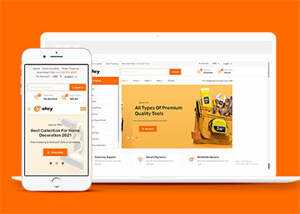 家用电器商城响应式HTML5模板 - 火火兔电子商城