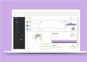 响应式简约后台管理源码模板下载 - 火火兔电子商城