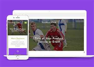 绿色足球竞技俱乐部网站模板 - 火火兔电子商城