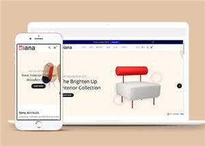 宽屏环保家具公司网站模板下载 - 火火兔电子商城