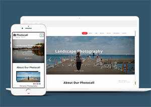 宽屏摄影机构网站模板下载 - 火火兔电子商城