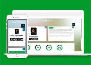 个人站信息触屏版UI套件下载 - 火火兔电子商城