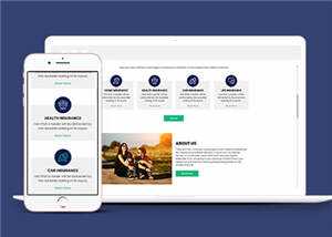 保险公司官方HTML网页模板下载 - 火火兔电子商城