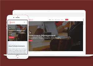 简洁股票金融分析团队HTML网页模板下载 - 火火兔电子商城