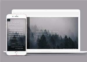 简洁公司产品动态单页面响应式网页模板下载 - 火火兔电子商城