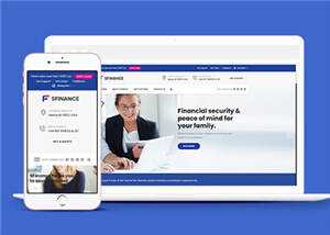 响应式理财产品公司HTML网页模板下载 - 火火兔电子商城