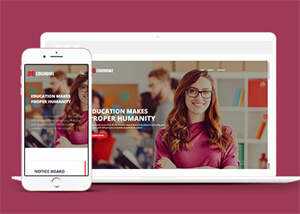 响应式教育机构学校HTML5模板 - 火火兔电子商城