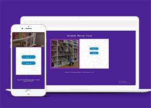 学校图书馆注册登录类网站模板 - 火火兔电子商城