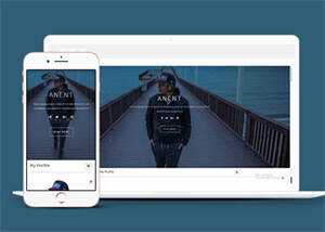 大气网页设计单页类网站模板 - 火火兔电子商城