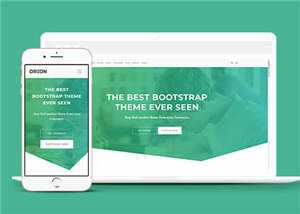 宽屏绿色产品信息展示响应式网站模板下载 - 火火兔电子商城