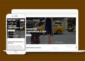 TaXi出租车活动专题网页模板 - 火火兔电子商城