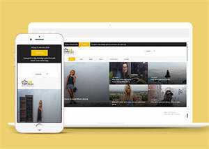 宽屏欧美图片分享网站模板下载 - 火火兔电子商城