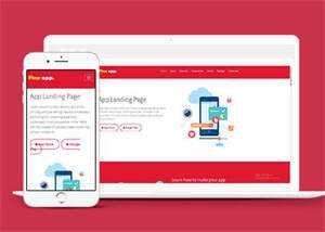 响应式手机购物APP网站模板下载 - 火火兔电子商城