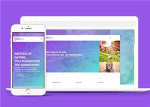 简洁项目产品说明响应式网页模板下载 - 火火兔电子商城