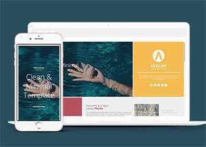 宽屏多色块布局网站模板下载 - 火火兔电子商城