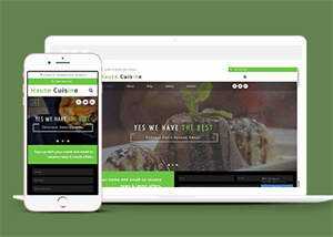 响应式烹饪厨师网站模板下载 - 火火兔电子商城