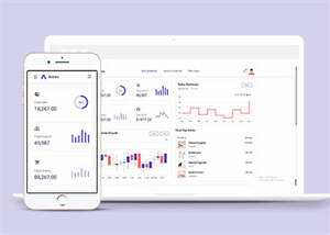 业务销售统计管理网站模板下载 - 火火兔电子商城