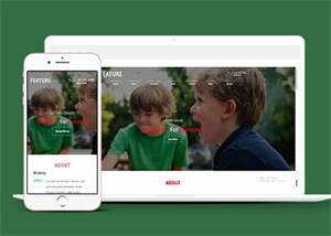 儿童教育学校静态网站模板下载 - 火火兔电子商城