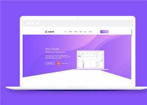 简约软件开发企业网站模板下载 - 火火兔电子商城