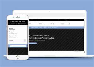 简洁浅蓝色企业CSS3网站模板 - 火火兔电子商城