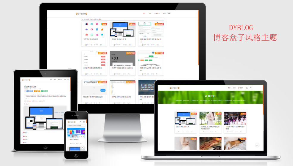 Emlog主题-DYBLOG 个人博客主题模版 - 火火兔电子商城