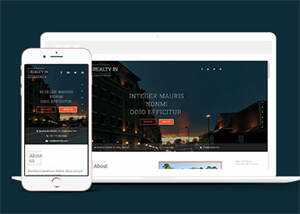 别墅物业管理公司网站模板下载 - 火火兔电子商城