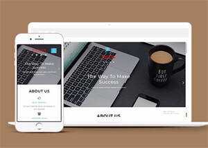 响应式国际金融理财类网站模板 - 火火兔电子商城