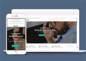 简洁商务印刷广告设计网站模板 - 火火兔电子商城